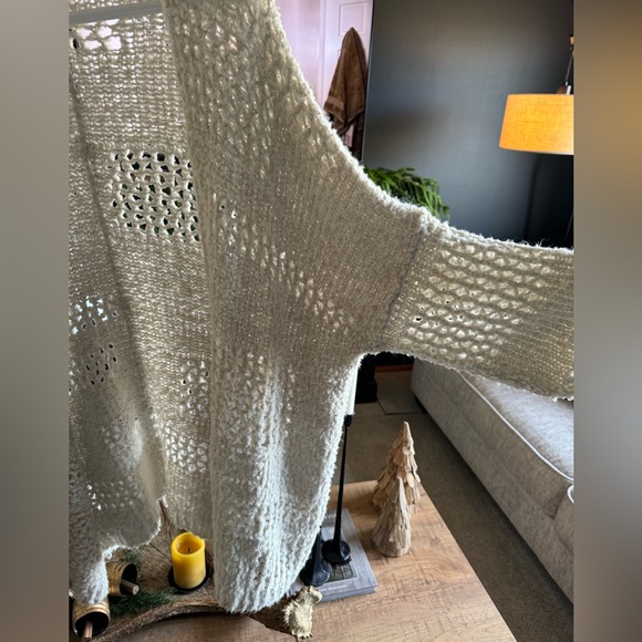 Free people oversized, knit Saturday Morning Cardigan - Picture 4 of 6